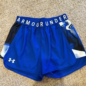 Under Armour Women's Vibrant Blue Athletic Shorts